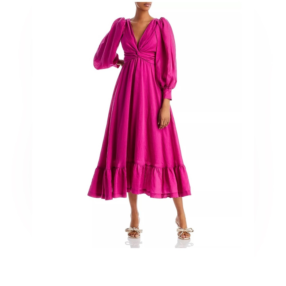 SABINA MUSAYEV Frida Open Back Midi Dress